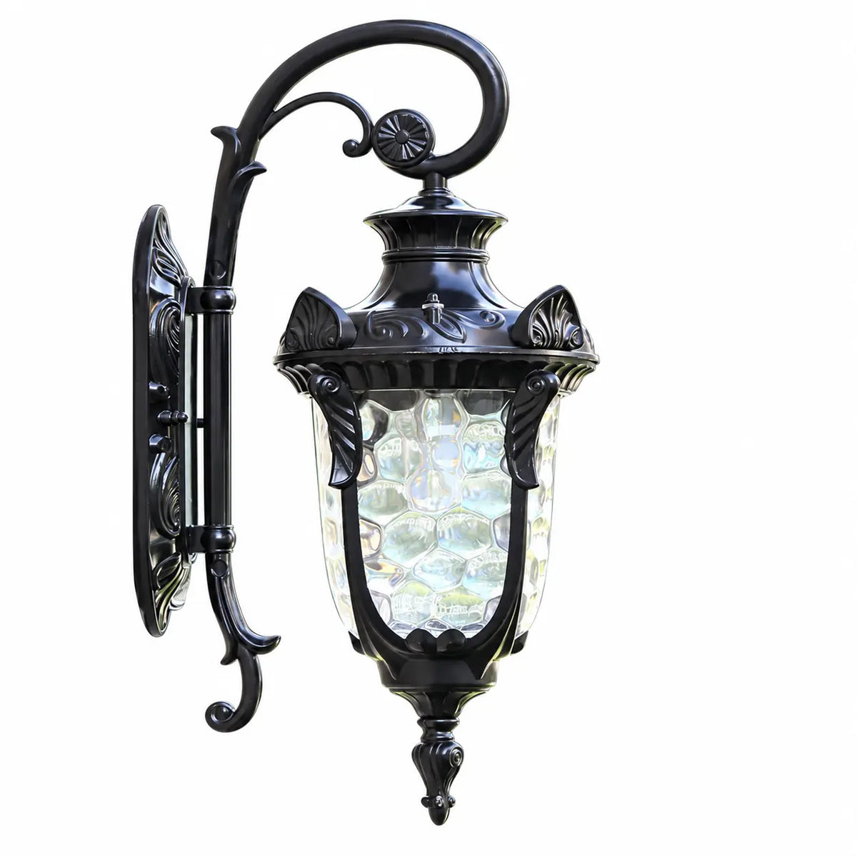 Applique murale extérieure style ancien IP65 en aluminium, douille E27 – ANTICA | Lumylys