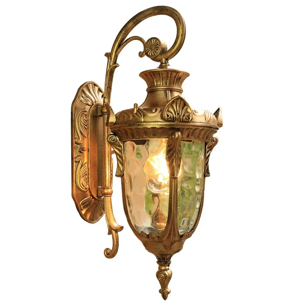 Applique murale extérieure style ancien IP65 en aluminium, douille E27 – ANTICA | Lumylys
