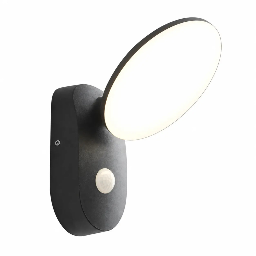 Applique murale extérieure orientable LED IP65 en aluminium avec détecteur de mouvement – GIRA | Lumylys