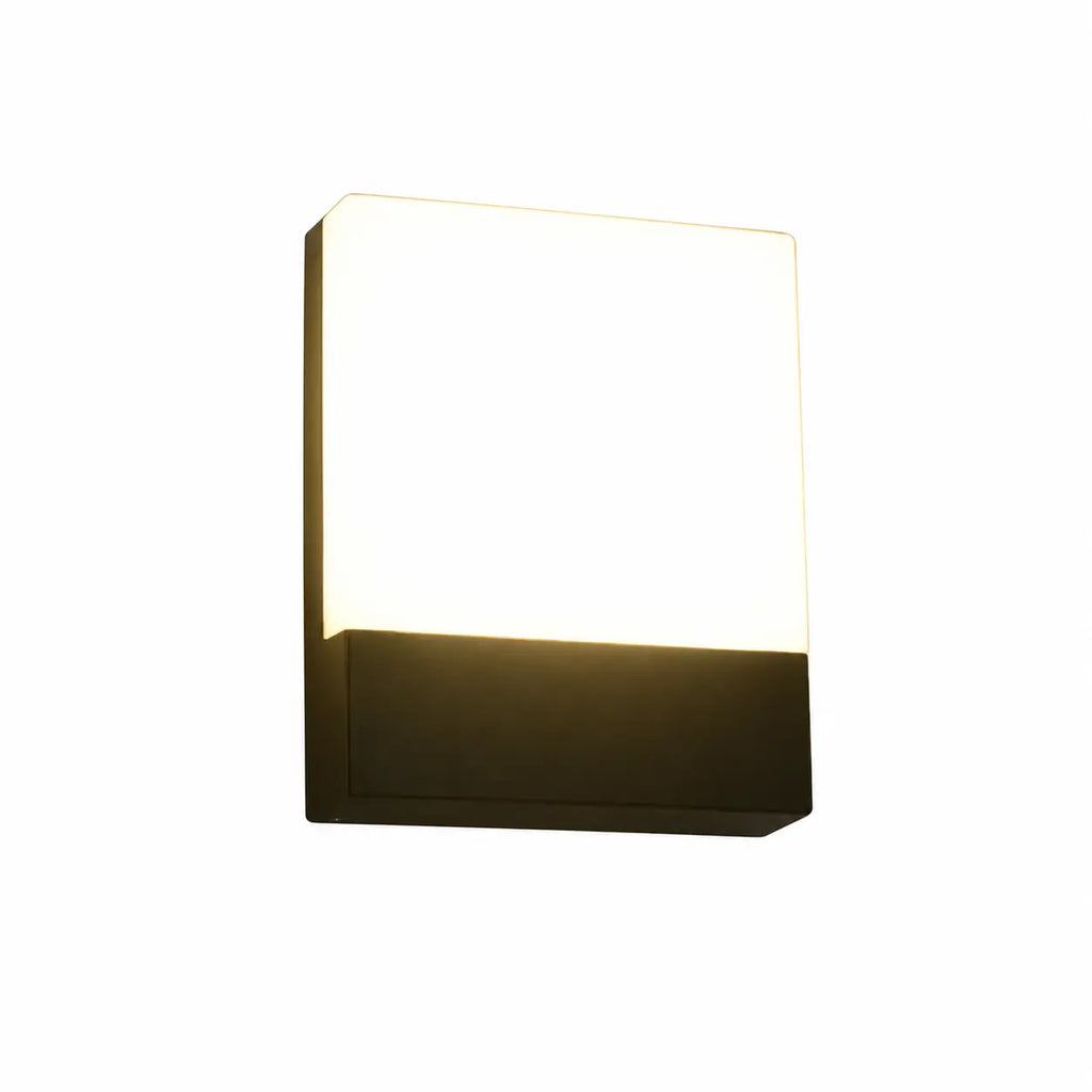 Applique murale extérieure LED IP65 noire, design minimaliste – VIGIA | Lumylys