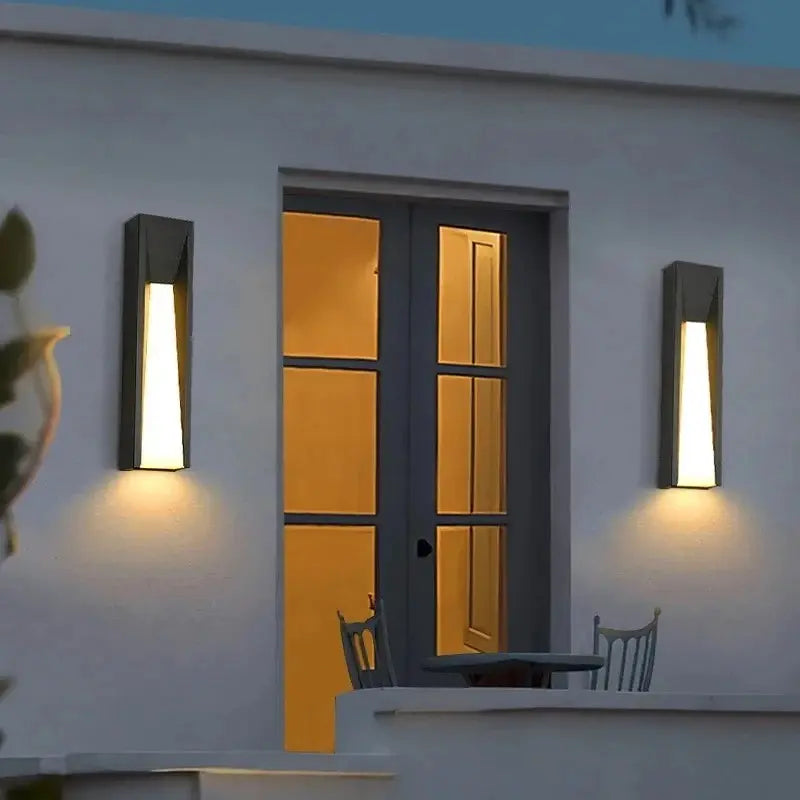 Applique murale extérieure LED IP65 en aluminium, éclairage haut et bas – TERRAZZA | Lumylys